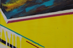 Geel 24x30 acryl op doek
